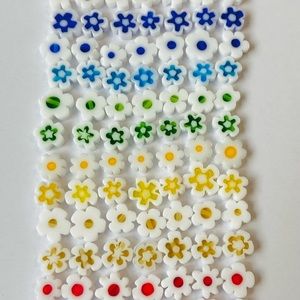 Glass DIY Daisy Beads